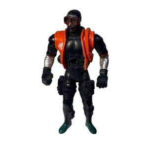 Chap Mei Deep Sea Diver Action Figure Orange Vest 3.75" Collectible Toy